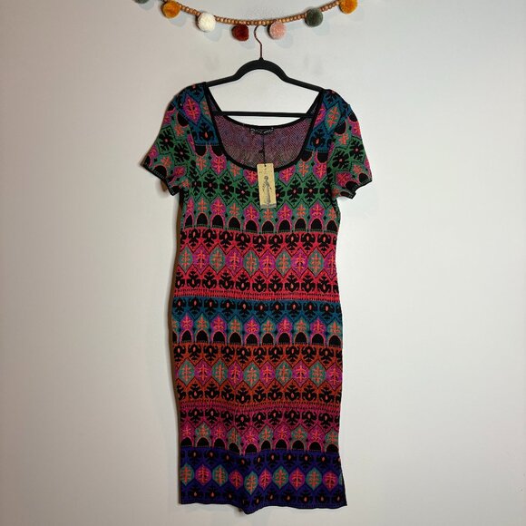 Peruvian Connection Dresses & Skirts - NWT Peruvian Connection colorful Tinghir midi dress